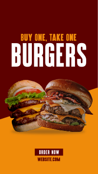 Double Burgers Promo TikTok Video Design