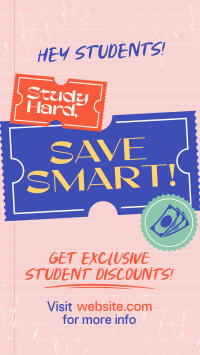 Student Discount Note Instagram Reel Preview