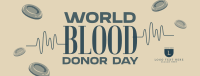 World Blood Donation Day Facebook Cover Design