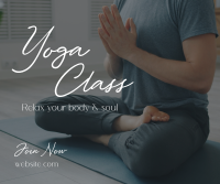 Join Yoga Class Facebook Post Design