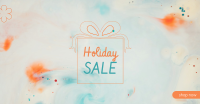 Holiday Sale Orange Facebook ad Image Preview