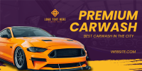 Premium Carwash Twitter post Image Preview