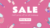 Makeup Sale Facebook Event Cover Design