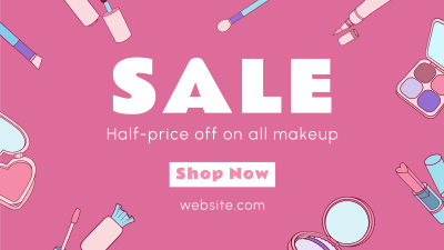 Makeup Sale Facebook event cover Image Preview
