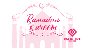 Ramadan Mosque Greeting YouTube Video Image Preview