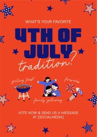 Quirky 4th of July Traditions Flyer Image Preview