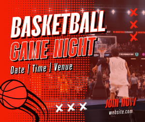 Basketball Game Night Facebook post Image Preview