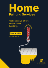 Home Paint Service Poster Design