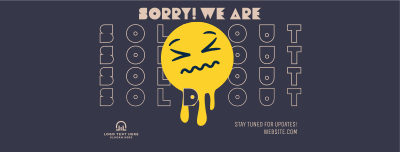 Sorry Sold Out Facebook cover Image Preview
