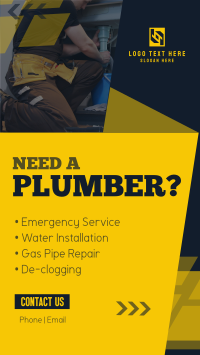 Simple Plumbing Services Instagram reel Image Preview