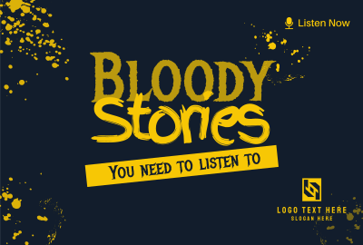 Bloody Stories Pinterest board cover Image Preview