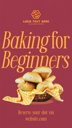 Baking for Beginners Instagram story Image Preview