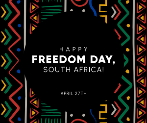 Freedom Day Patterns Facebook post