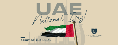 UAE National Flag Facebook cover Image Preview