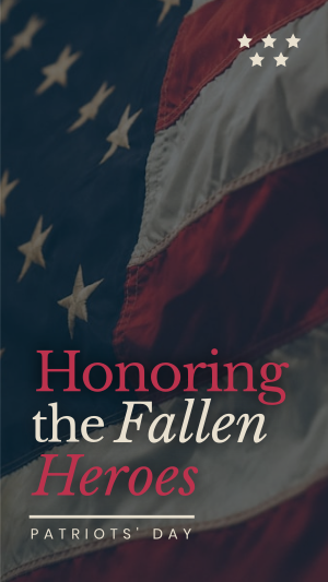 Honoring Fallen Soldiers Instagram story Image Preview