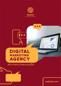 Callouts Digital Marketing Flyer Design