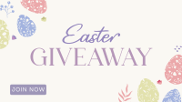 Easter Egg Giveaway Facebook Event Cover Design