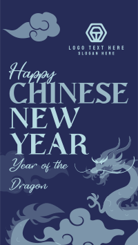 Dragon Chinese New Year Instagram Reel Design