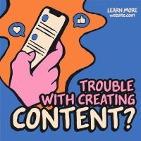 Trouble Creating Content? Linkedin Post Image Preview