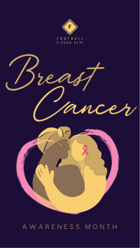 Stay Breast Aware Instagram Story Design