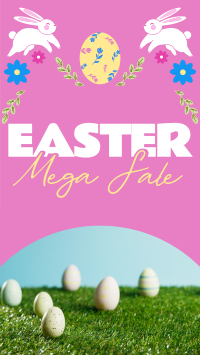 Cute Easter Bunny Instagram Reel Design