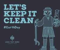Clean the Planet Facebook Post Design
