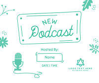 Generic Podcast Show Facebook Post Design