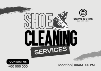 Shoe Cleaning Services Postcard Image Preview