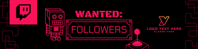 Wanted Followers Twitch Banner Image Preview