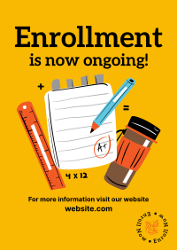 Enrollment Is Now Ongoing Poster Image Preview