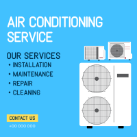 Cold Air Specialists Instagram Post Design