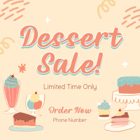 Discounted Desserts Instagram Post Design