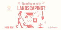 Flatlay Landscaping Service Twitter Post Image Preview