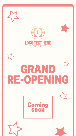 Business Opening Instagram story Image Preview