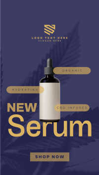 Organic Skin Serum Instagram Story Preview