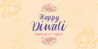 Lotus Diwali Greeting Twitter Post Image Preview