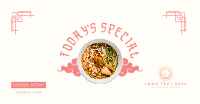 Oriental Cuisine Facebook Ad Design