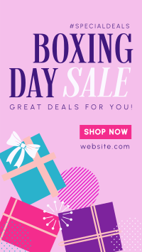 Boxing Day Special Deals TikTok video Image Preview
