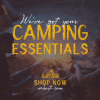 Camping Gear Essentials Instagram post Image Preview