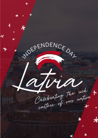 Latvia Independence Day Poster Image Preview