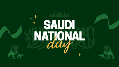 Saudi National Day Facebook event cover Image Preview