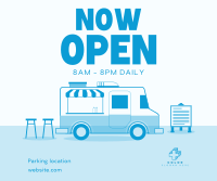 Food Truck Opening Facebook post Image Preview