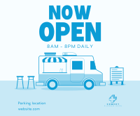 Food Truck Opening Facebook post Image Preview