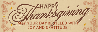 Rustic Thanksgiving Twitter Header Design