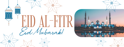 Eid Al Fitr Mubarak Facebook cover Image Preview