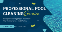 Professional Pool Cleaning Service Facebook Ad Design