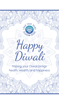 Fancy Diwali Greeting Instagram story Image Preview