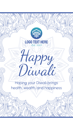 Fancy Diwali Greeting Instagram story