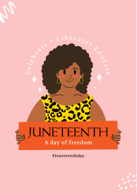 Juneteenth Woman Flyer Image Preview