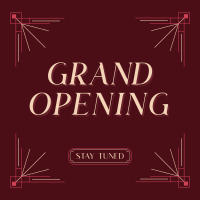 Elegant Opening Announcement Instagram post Image Preview